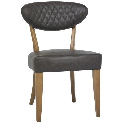 Bohemia Rustic Oak Old West Vintage Dining Chair